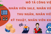 Cung cấp lao động thu ngân, nhân viên sắp xếp, trưng bày