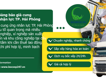 Bảng báo giá cung ứng nhận lực TP. Hải Phòng