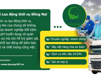 Bảng báo giá cho thuê Lao động thời vụ Đồng Nai