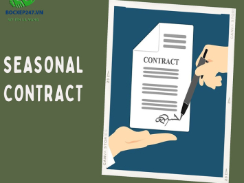 Hợp đồng thời vụ tiếng Anh là gì? Định nghĩa, ví dụ