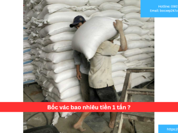 Bốc vác bao nhiêu tiền 1 tấn ?