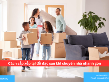 Cách sắp xếp lại đồ đạc sau khi chuyển nhà nhanh gọn